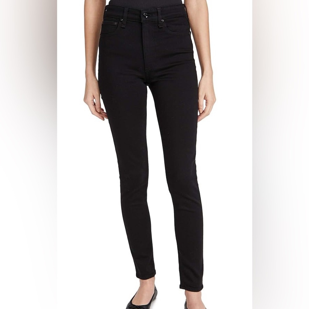 Rag & Bone Nina High Rise Skinny Jean Black